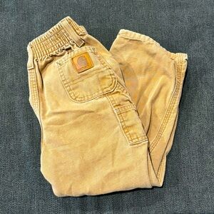 Carhartt toddler carpenter pants, size 4T
